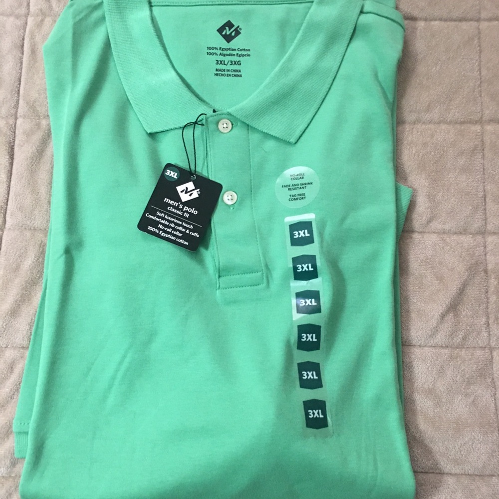 XXXL MEMBERS MARK POLO T-SHIRT (NEW)